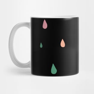 colorful water drops Mug